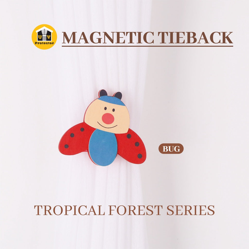 UVP Curtain Magnetic TieBack Tropical Forest Series (1PC)