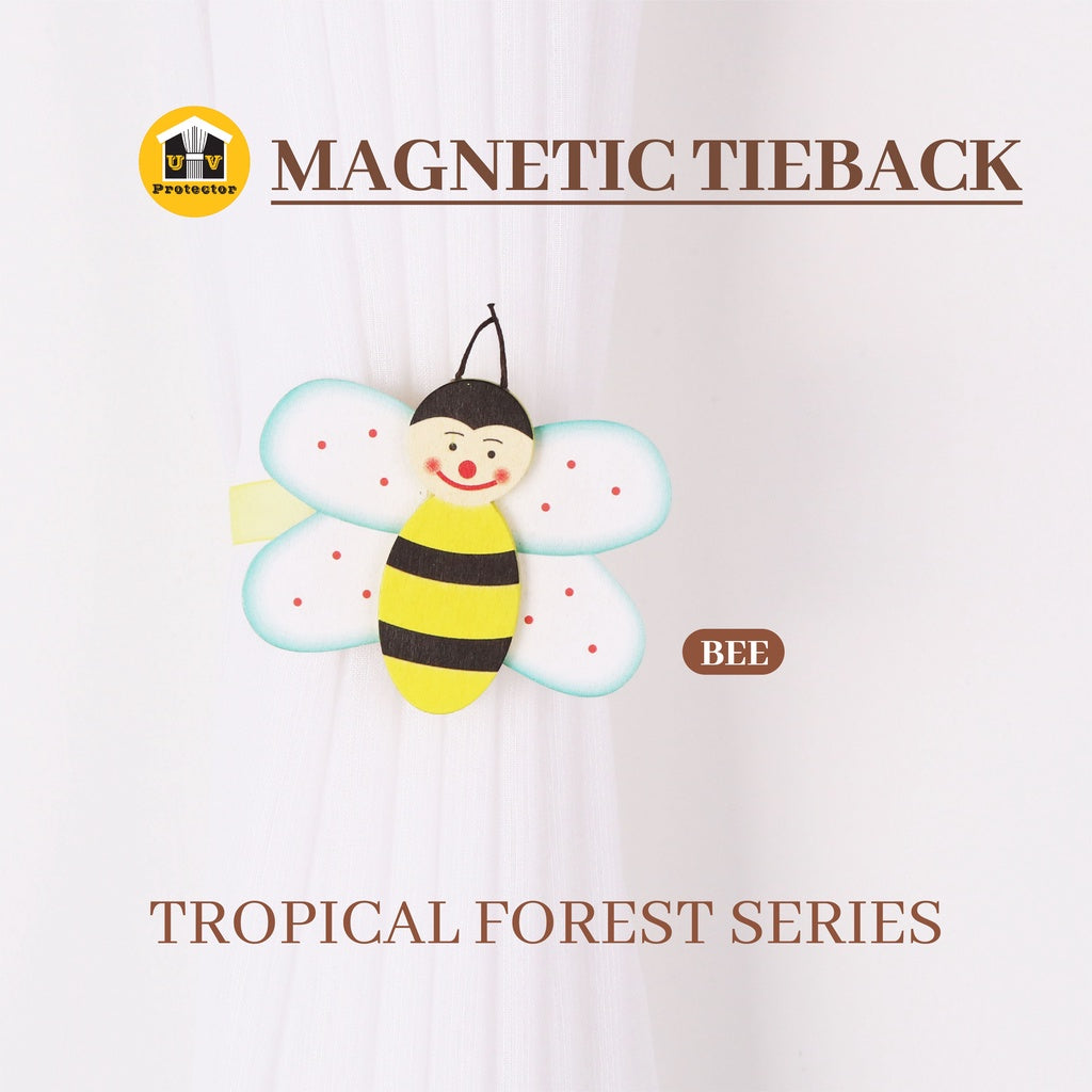 UVP Curtain Magnetic TieBack Tropical Forest Series (1PC)