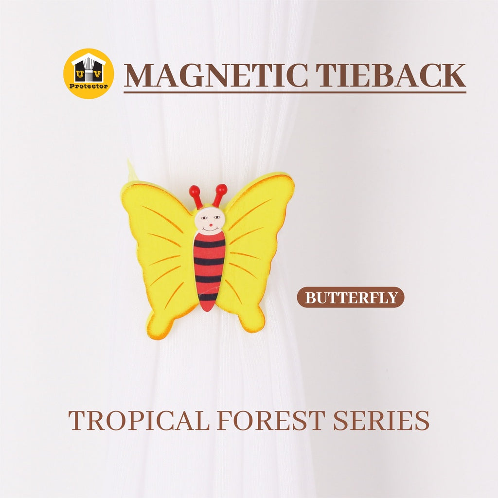 UVP Curtain Magnetic TieBack Tropical Forest Series (1PC)