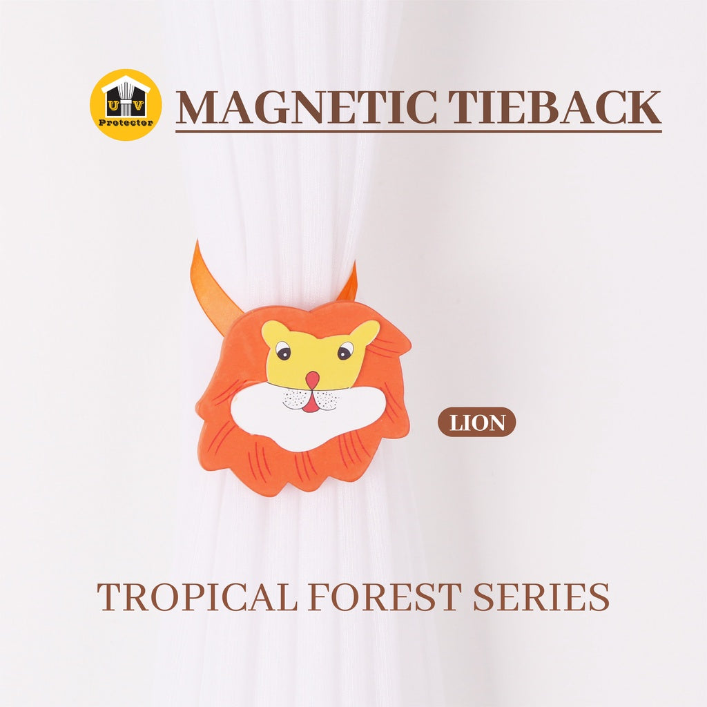 UVP Curtain Magnetic TieBack Tropical Forest Series (1PC)