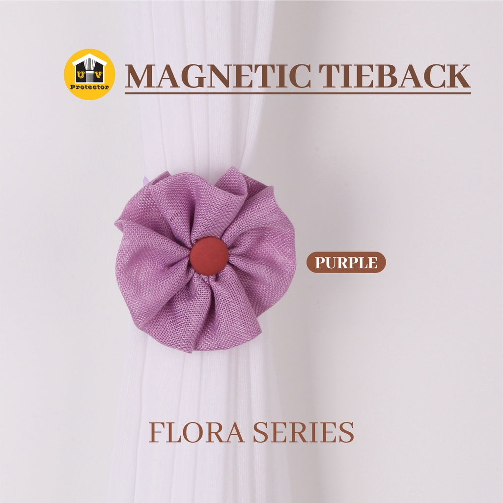 UVP Curtain Magnetic TieBack Flora Series (1PC)
