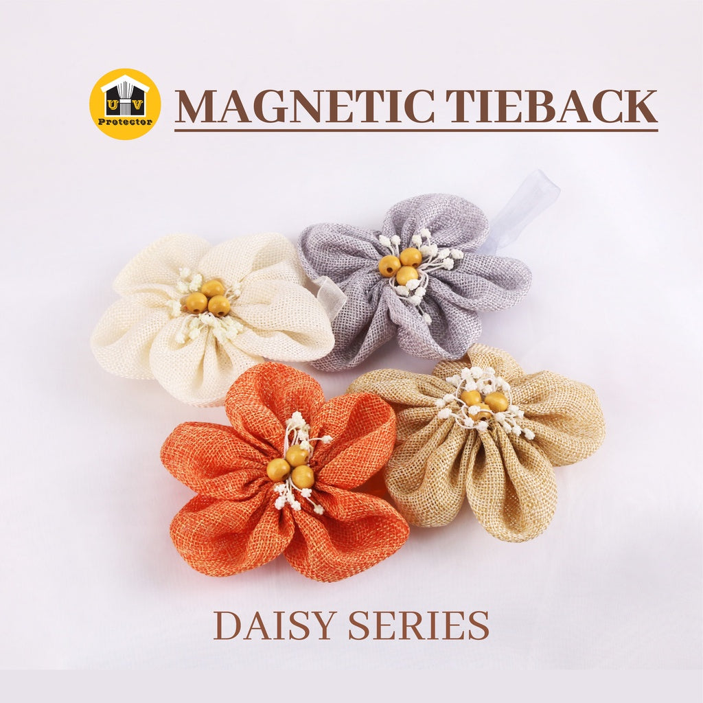 UVP Curtain Magnetic TieBack Daisy Series (1PC)