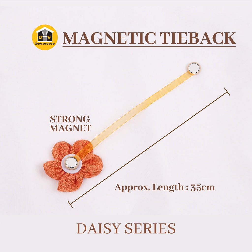 UVP Curtain Magnetic TieBack Daisy Series (1PC)