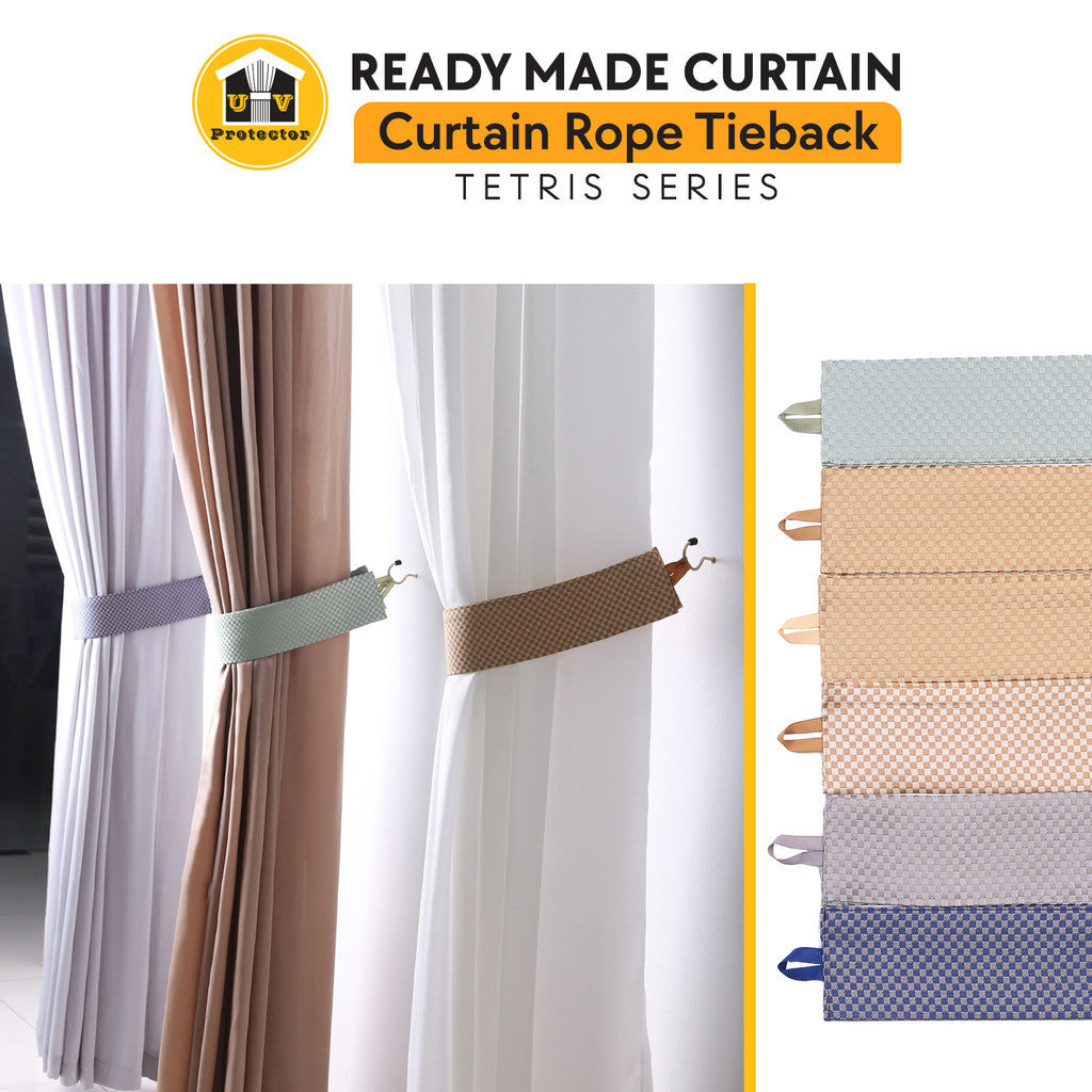 UVP Curtain Tieback Tetris Series (2 PCS)