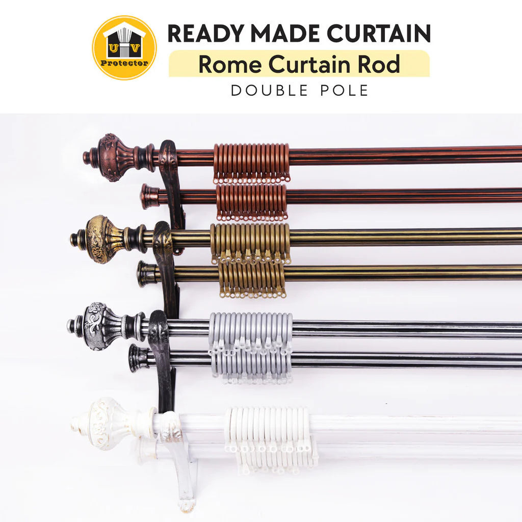 Roman Design Curtain ROD in Full Set