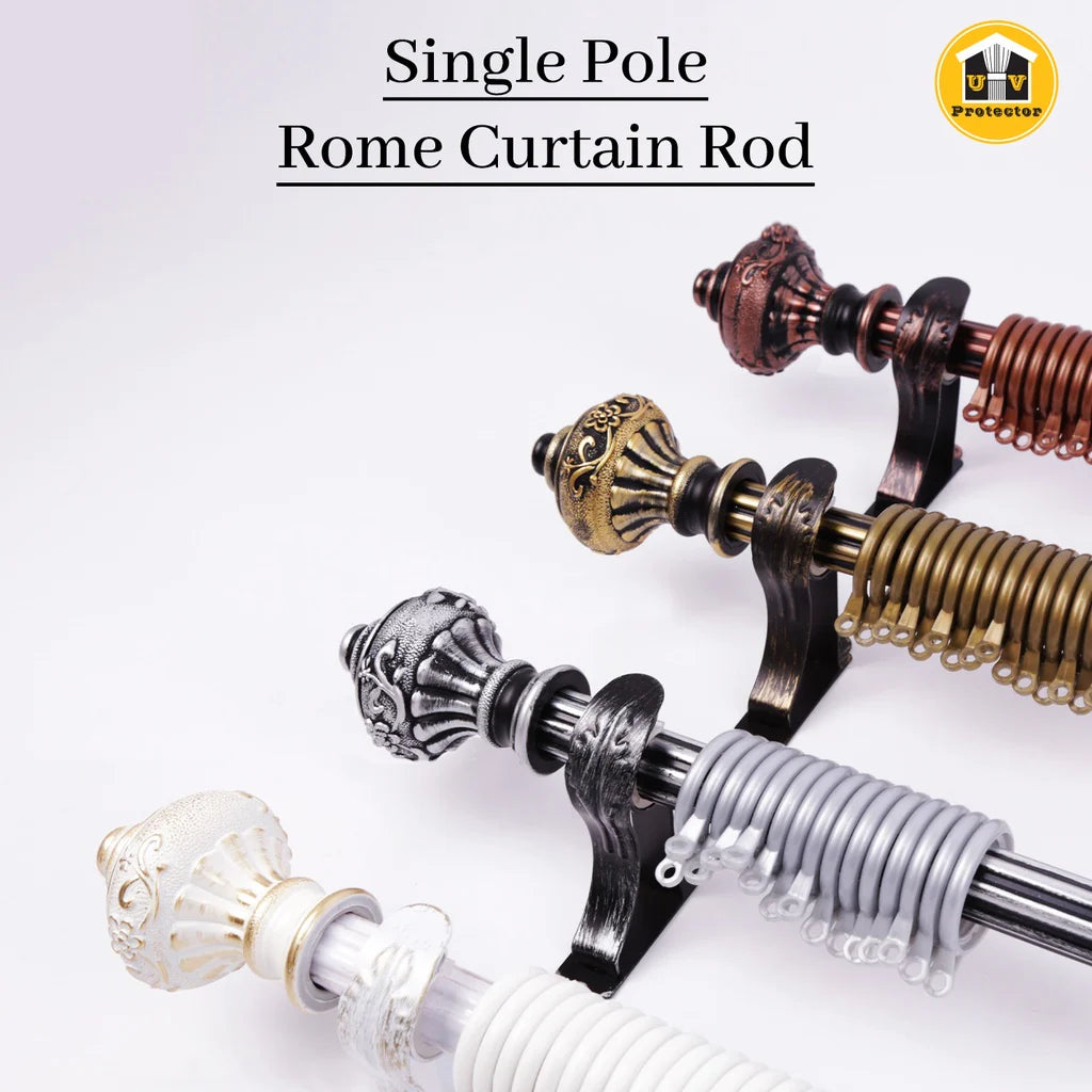 Roman Design Curtain ROD in Full Set