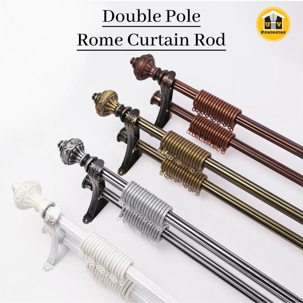 Roman Design Curtain ROD in Full Set