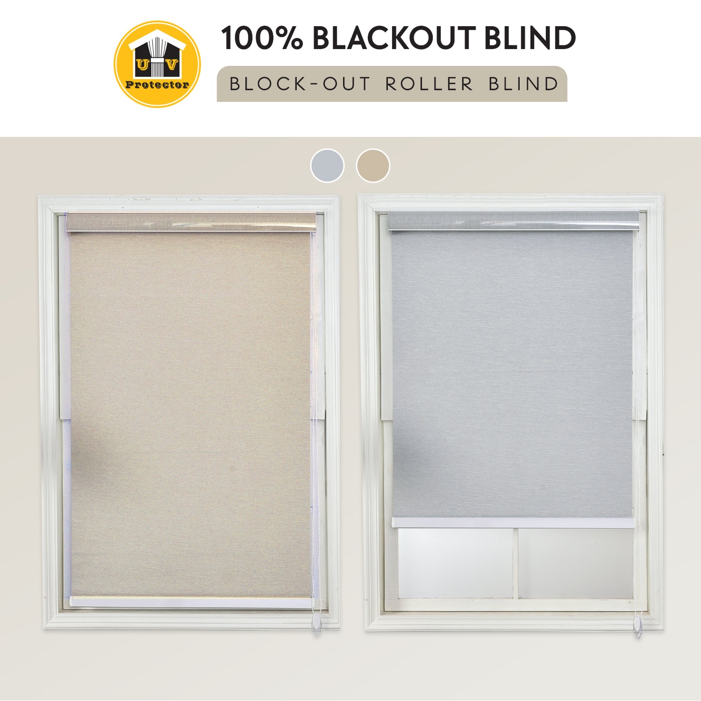 UVP Block Out Blind Condo, Office & Commercial Use 100% Blackout