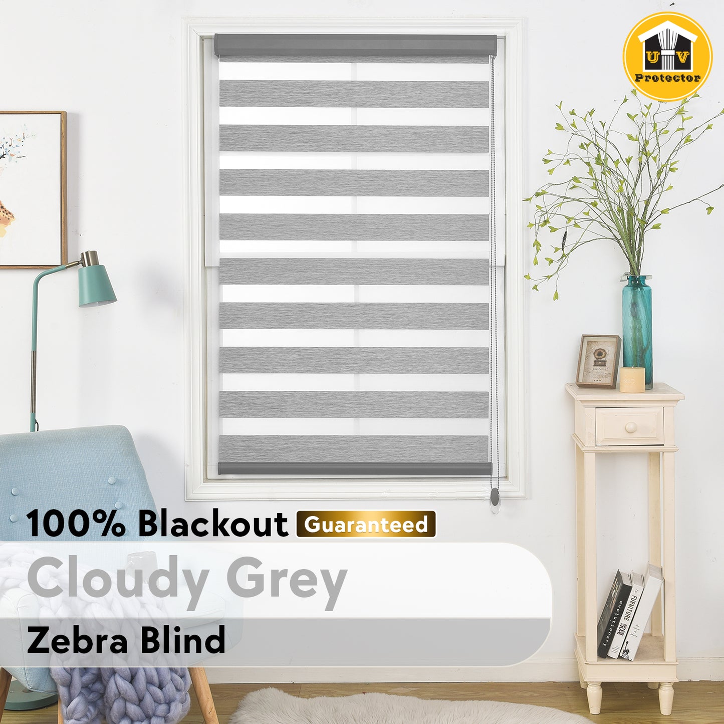 UVP Zebra Blind: High End Condo & Commercial Space 99% Blackout
