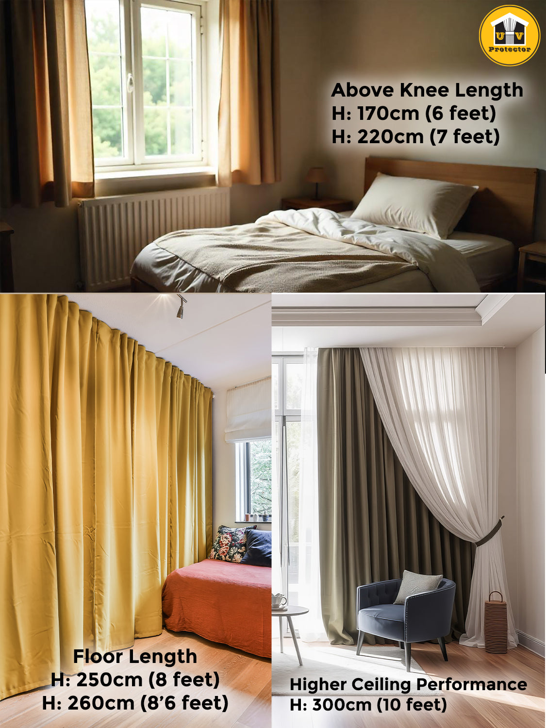 Day Curtain SHEER Snow White Brown Quality Craftsmanship Fine Stitching Hook Ring 6 7 8 9 10 feet