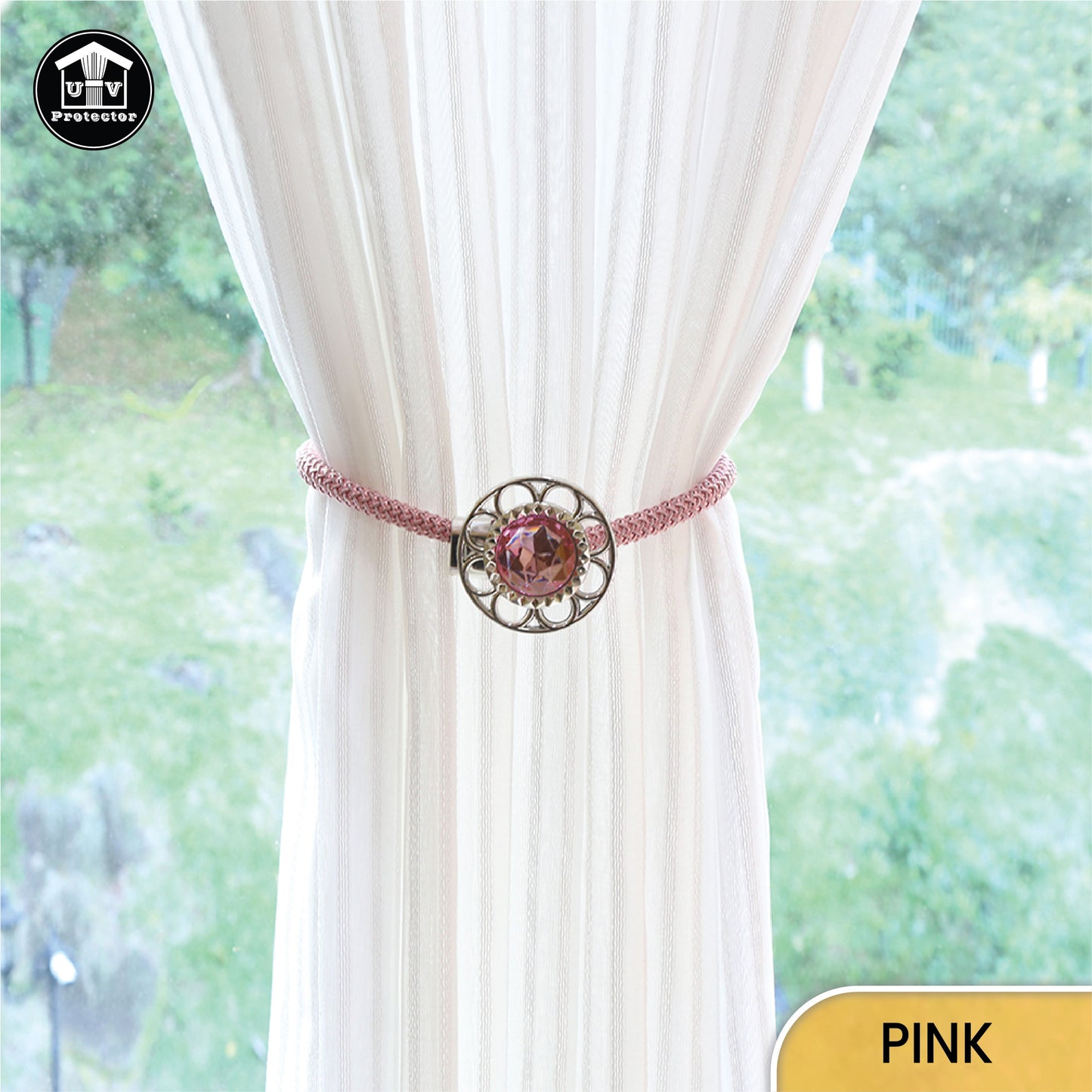 UVP Curtain Decorative TieBack Blossom Diamond Series (2 PCS)