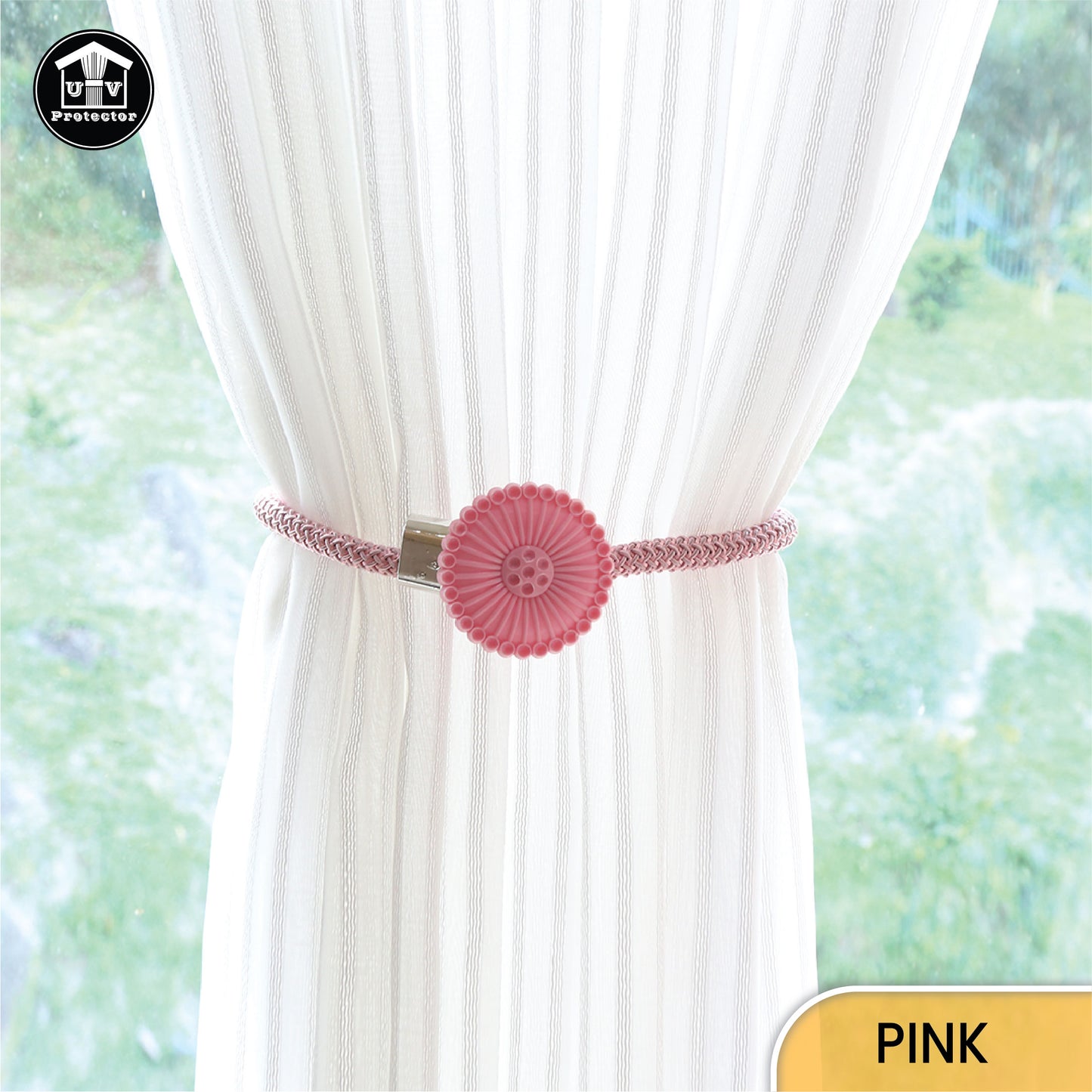 UVP Curtain Decorative TieBack Blossom Flower Series (2 PCS)