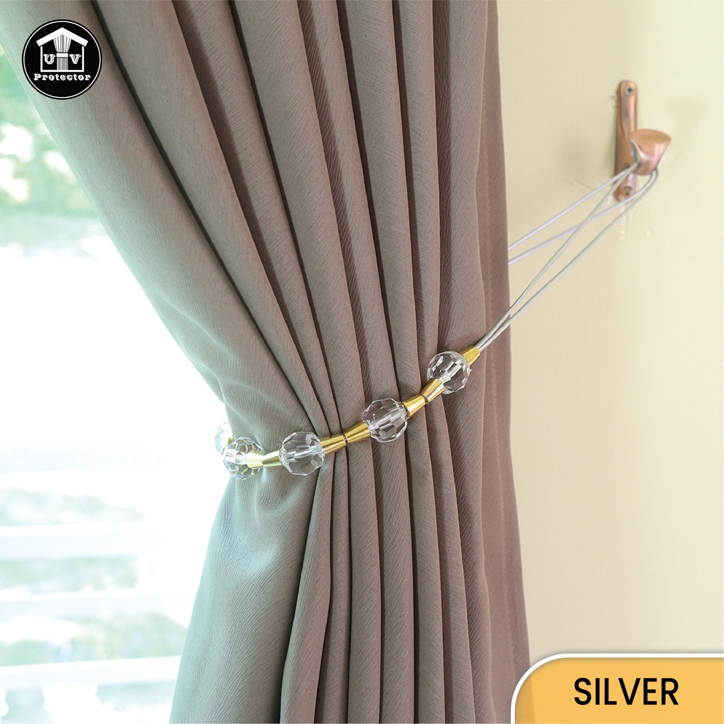 UVP Curtain Decorative TieBack Dark Crystal Series (2PCS)