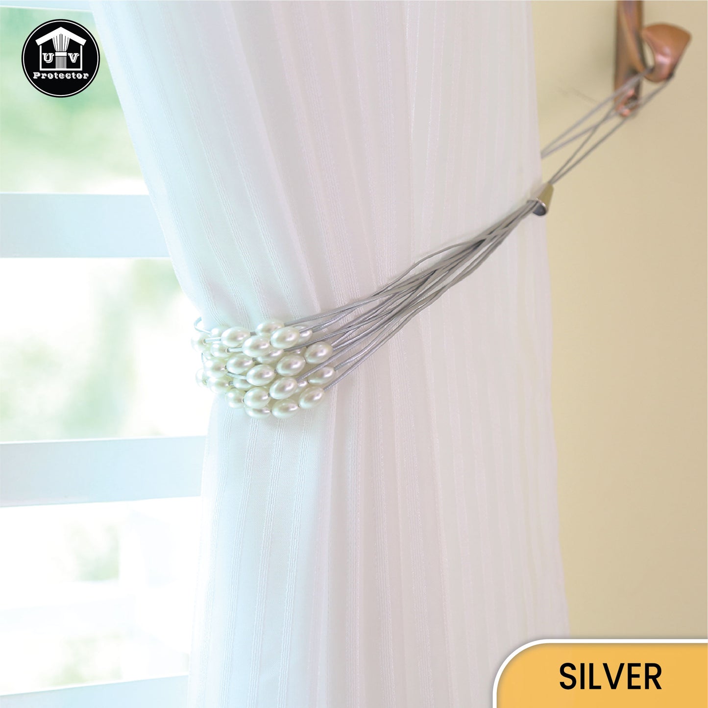 UVP Curtain Decorative TieBack Dark Pearl Series (2 PCS)