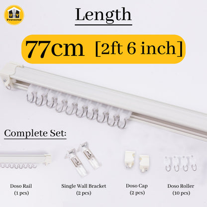 UVP DOSO RAIL Curtain Track Complete Full Set