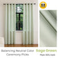 Dopamine Color Curtain Semi-Blackout 60% Dark Matt Satin Plain