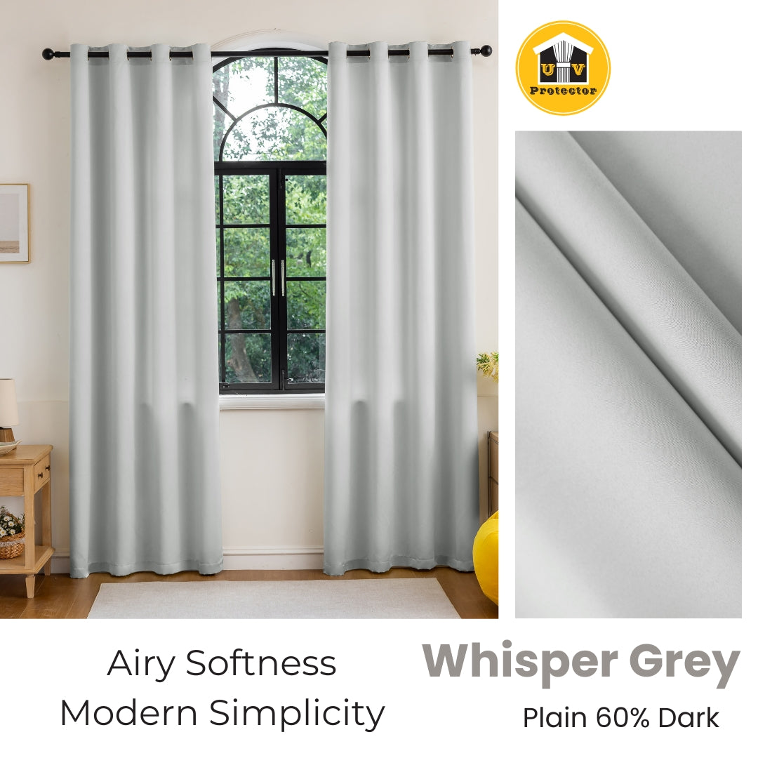 Dopamine Color Curtain Semi-Blackout 60% Dark Matt Satin Plain