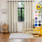 Dopamine Color Curtain Semi-Blackout 60% Dark Matt Satin Plain