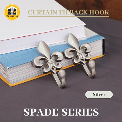 UVP Curtain Tieback Hook Spade Series (2PCS)