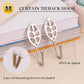 UVP Curtain Tieback Hook Leaf Series (2PCS)