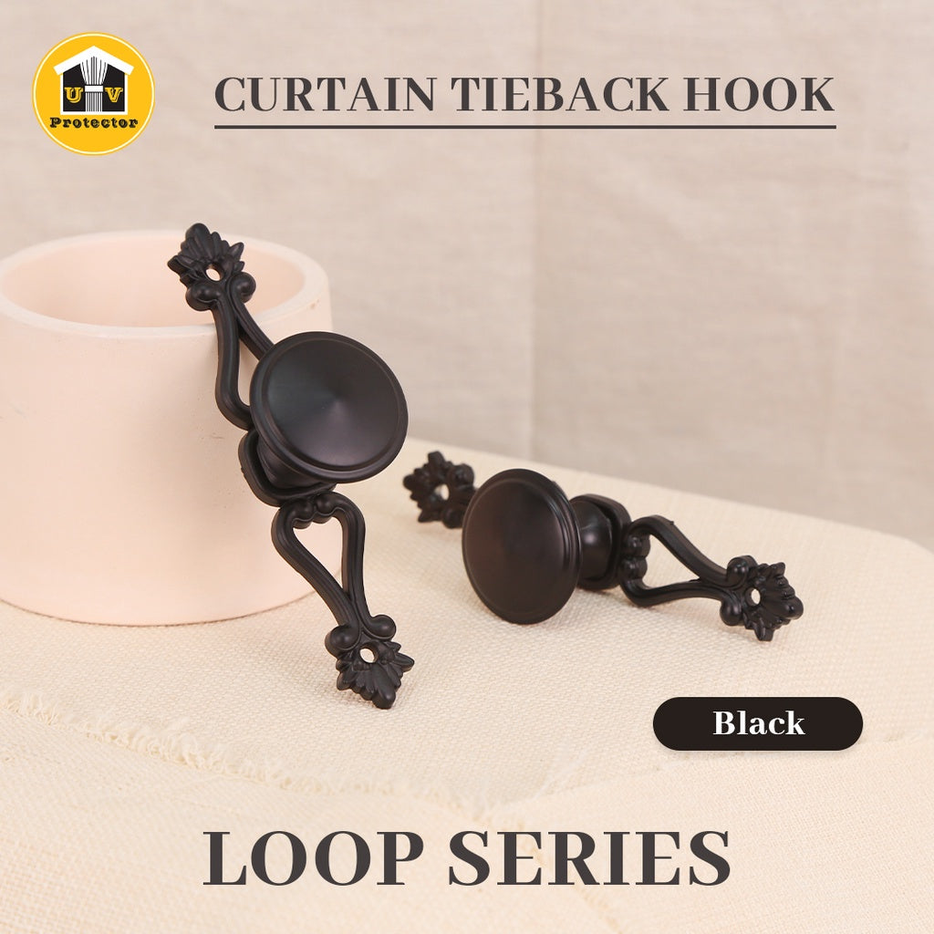 UVP Curtain Tieback Hook Loop Series (2PCS)