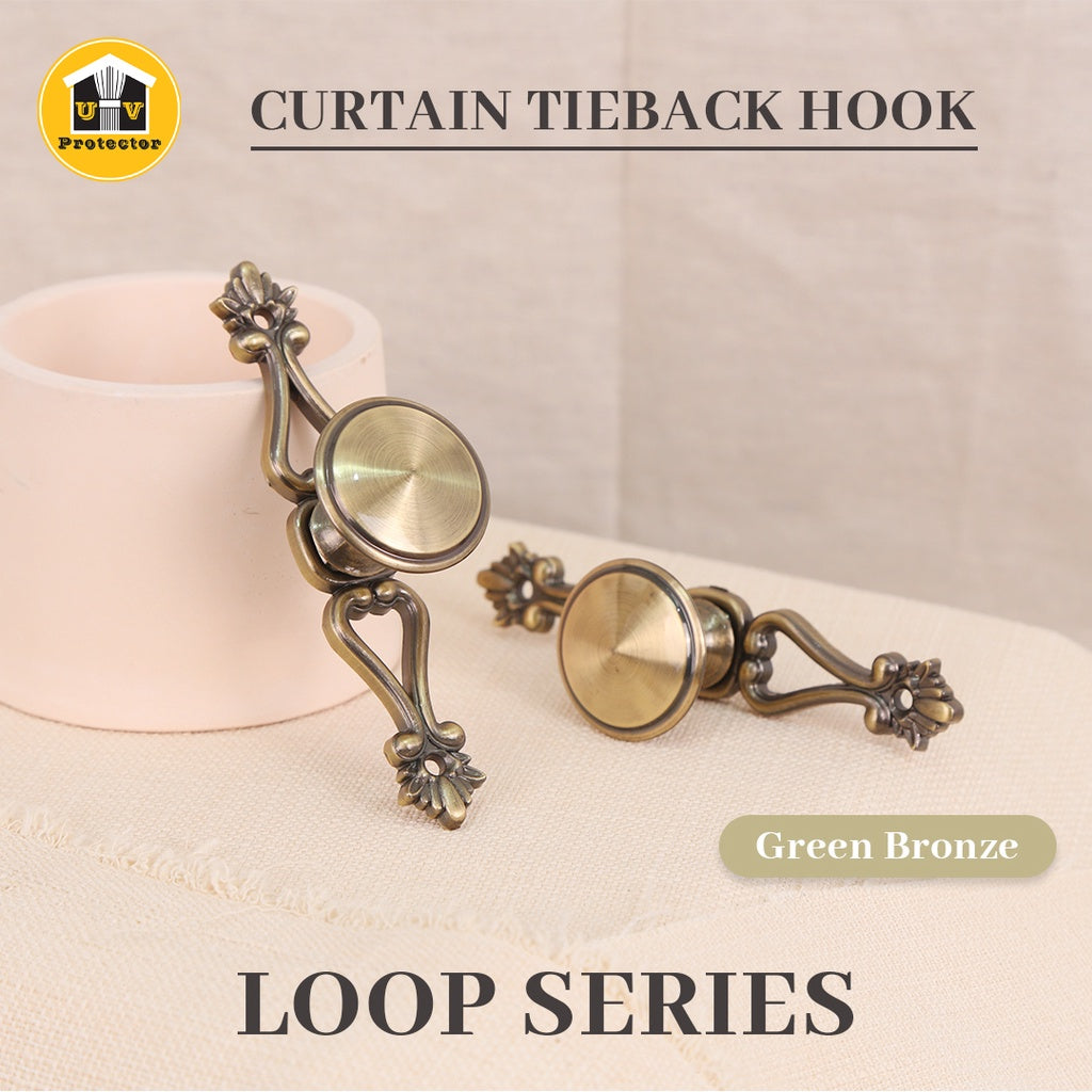 UVP Curtain Tieback Hook Loop Series (2PCS)