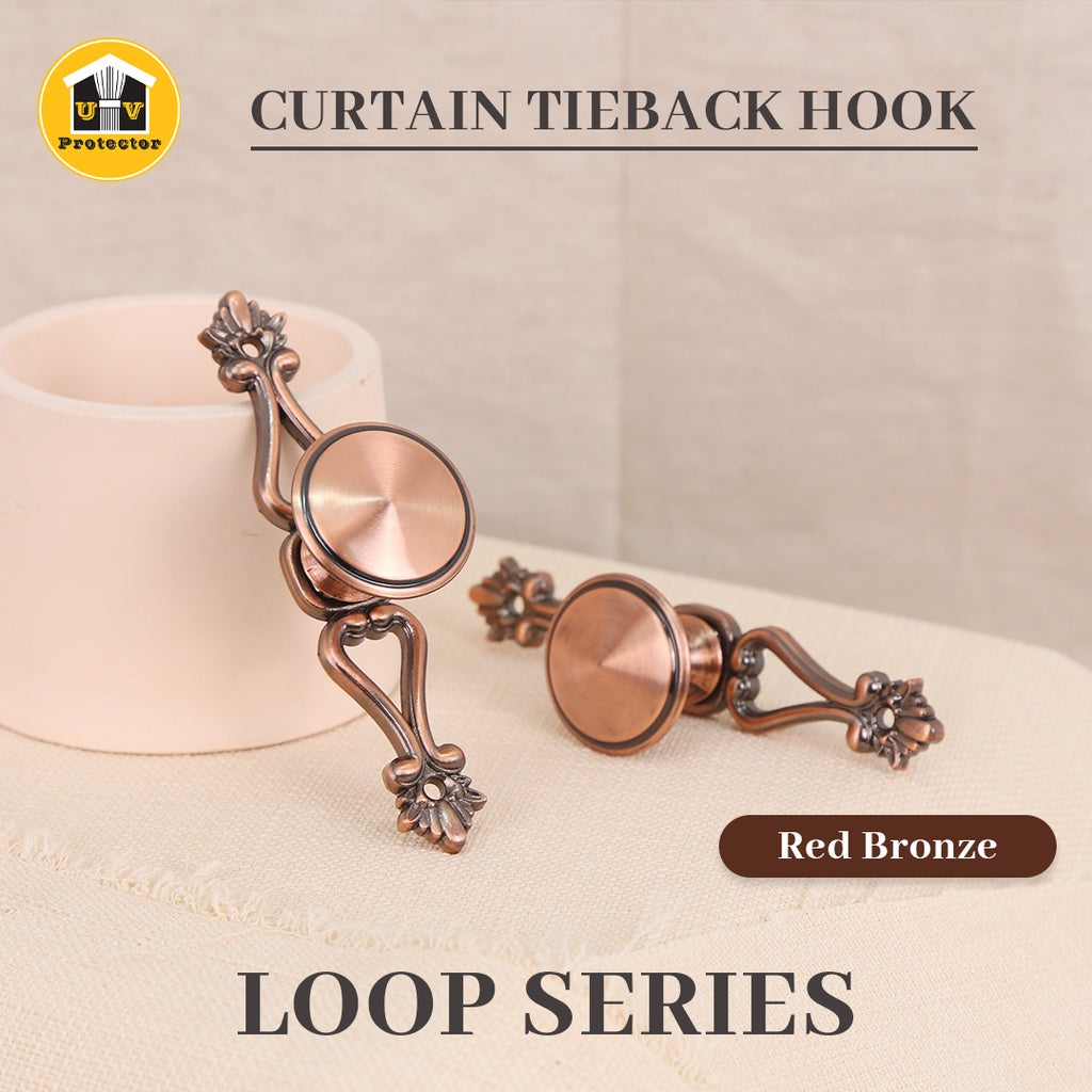 UVP Curtain Tieback Hook Loop Series (2PCS)