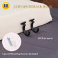 UVP Curtain Tieback Hook C-Shaped (2PCS)