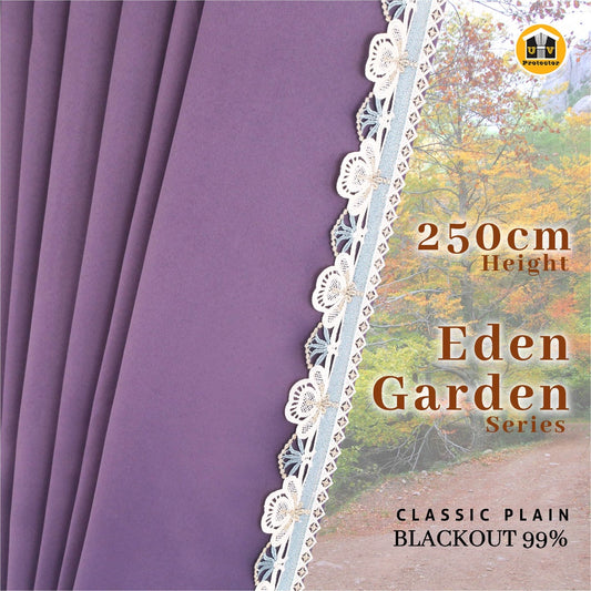 UVP Curtain 99% Blackout Whispering Lace (2 PCS)