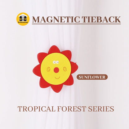 UVP Curtain  Magnetic TieBack Tropical Forest Series (1PC)