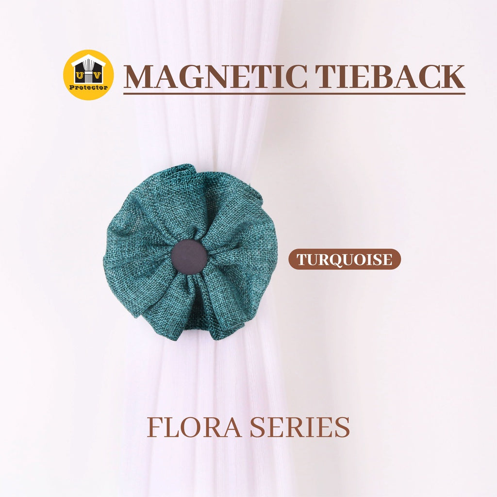 UVP Curtain  Magnetic TieBack Flora Series (1PC)