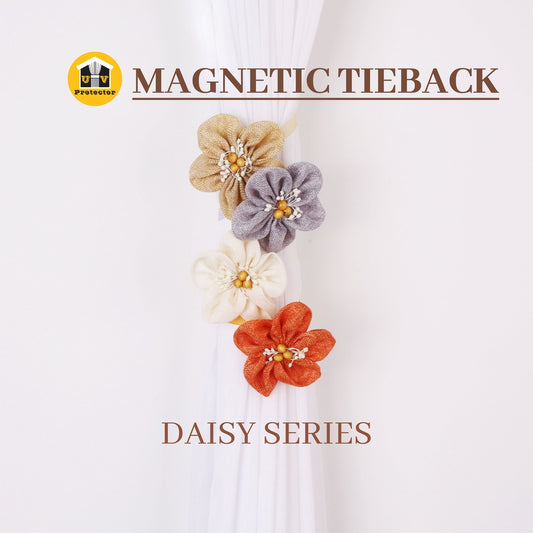 UVP Curtain  Magnetic TieBack Daisy Series (1PC)
