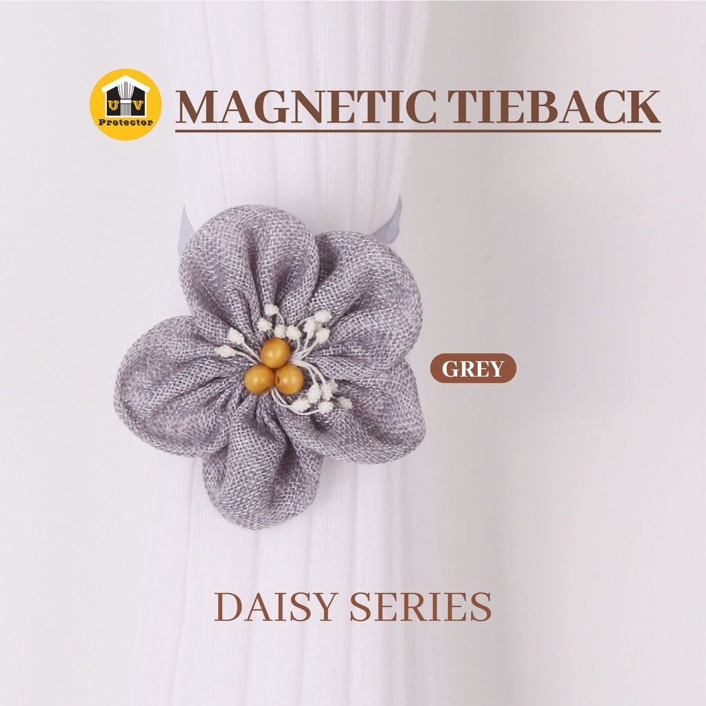 UVP Curtain  Magnetic TieBack Daisy Series (1PC)