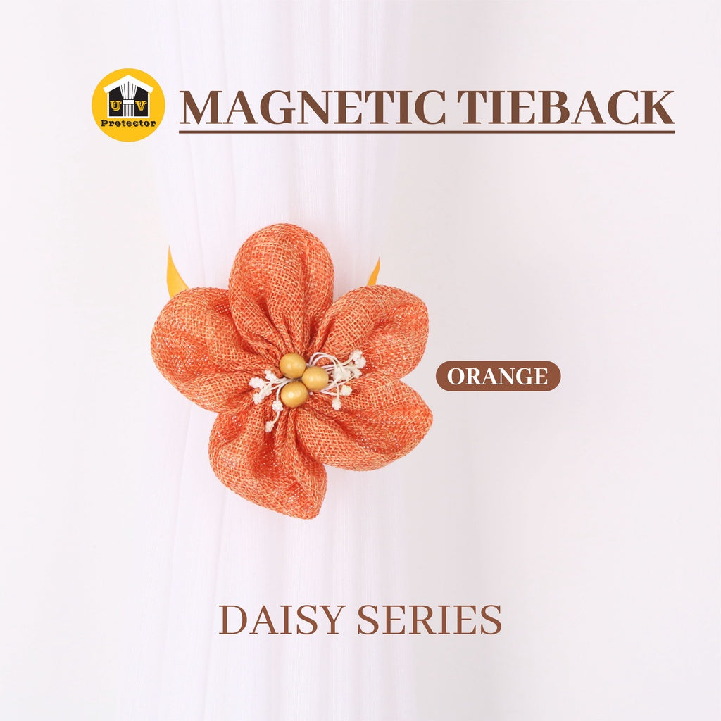 UVP Curtain  Magnetic TieBack Daisy Series (1PC)