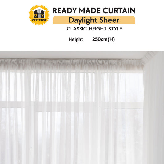 UVP Curtain Daylight Sheer (250cm/2 Lengths)