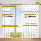 UVP Curtain Daylight Sheer 183cm Height Clouds-like