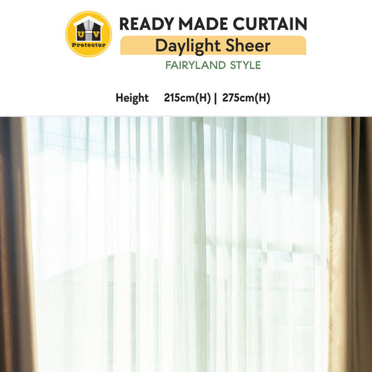 UVP Curtain Daylight Sheer 215cm & 275cm | 2 Heights