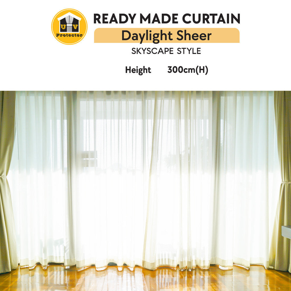 UVP Curtain Daylight Sheer 300cm Height | 2 Lengths