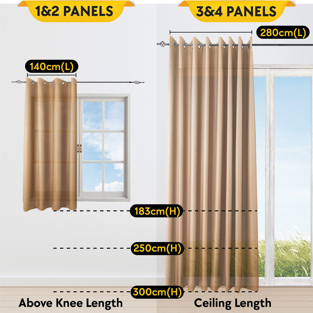 UVP Curtain 99% Blackout Sky High - Ring (300cm)