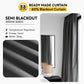 NEW UVP Curtain 60% SEMI-Blackout Serene Series