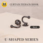 UVP Curtain Tieback Hook U-Shaped (2PCS)