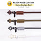 Roman Design Curtain ROD in Full Set