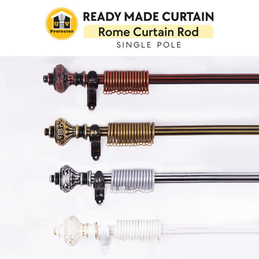 Roman Design Curtain ROD in Full Set