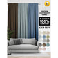 Lunar Series Lightweight Fabric achieves Blackout 100% Ready Made Curtain 14 Colors Hook Ring Eyelet