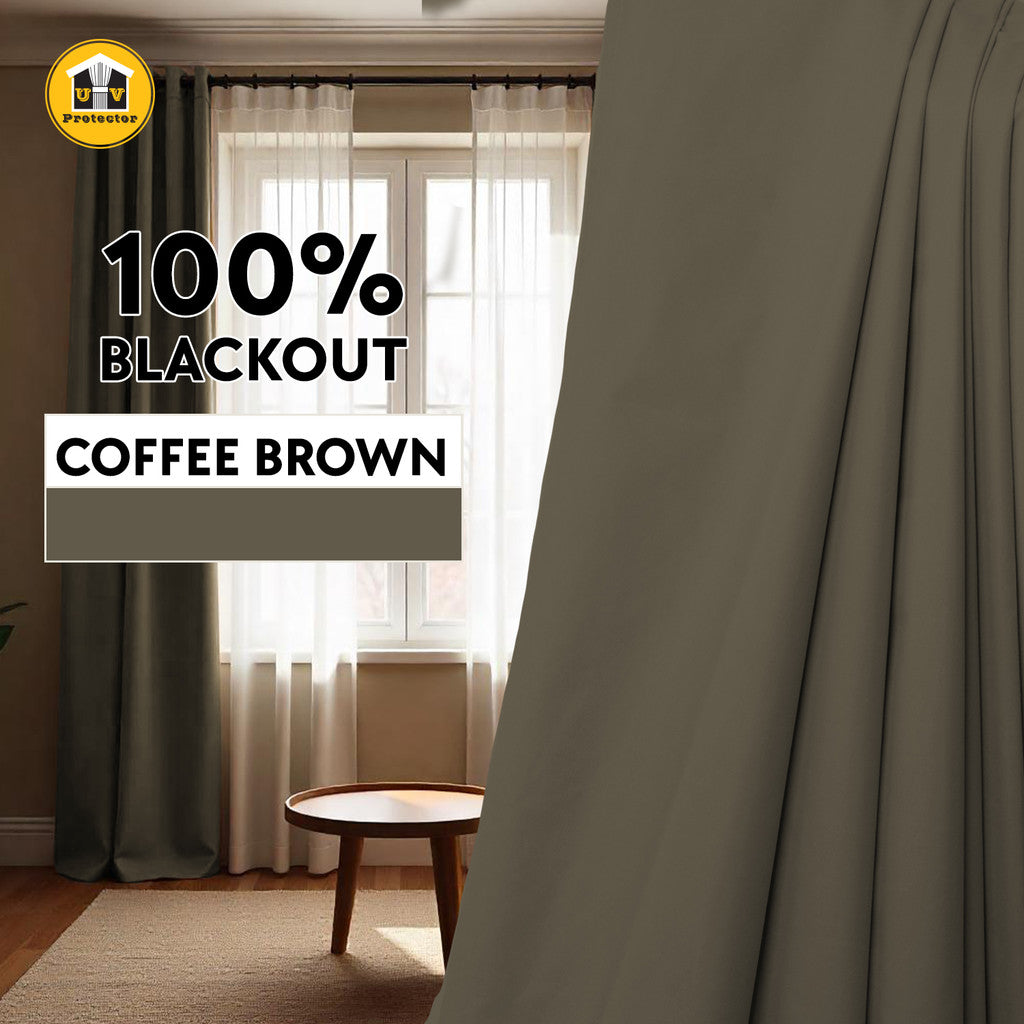 Lunar Series Lightweight Fabric achieves Blackout 100% Ready Made Curtain 14 Colors Hook Ring Eyelet