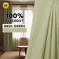 Lunar Series Lightweight Fabric achieves Blackout 100% Ready Made Curtain 14 Colors Hook Ring Eyelet