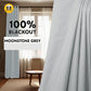 Lunar Series Lightweight Fabric achieves Blackout 100% Ready Made Curtain 14 Colors Hook Ring Eyelet