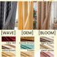 RAYA 2026 NEW Jacquard Langsir Door Window Curtain 60% Dark Semi-Blackout 6 7 8 10 feet Hook Ring
