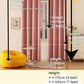 RAYA 2026 NEW Jacquard Langsir Door Window Curtain 60% Dark Semi-Blackout 6 7 8 10 feet Hook Ring