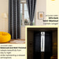 RAYA 2026 NEW Jacquard Langsir Door Window Curtain 60% Dark Semi-Blackout 6 7 8 10 feet Hook Ring